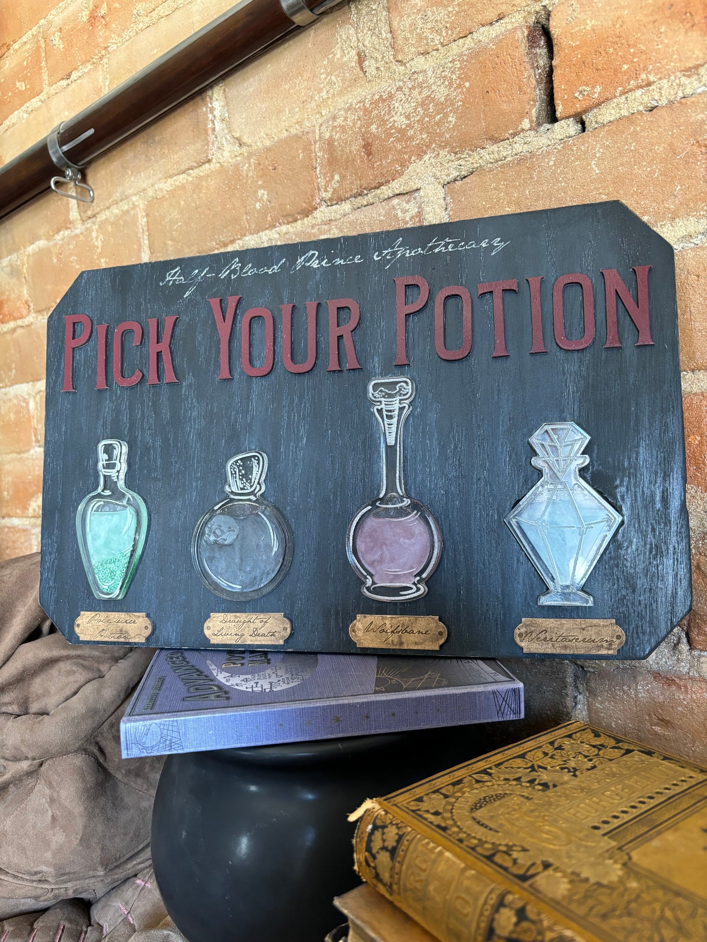 Pick Your Potion Apothecary Sign