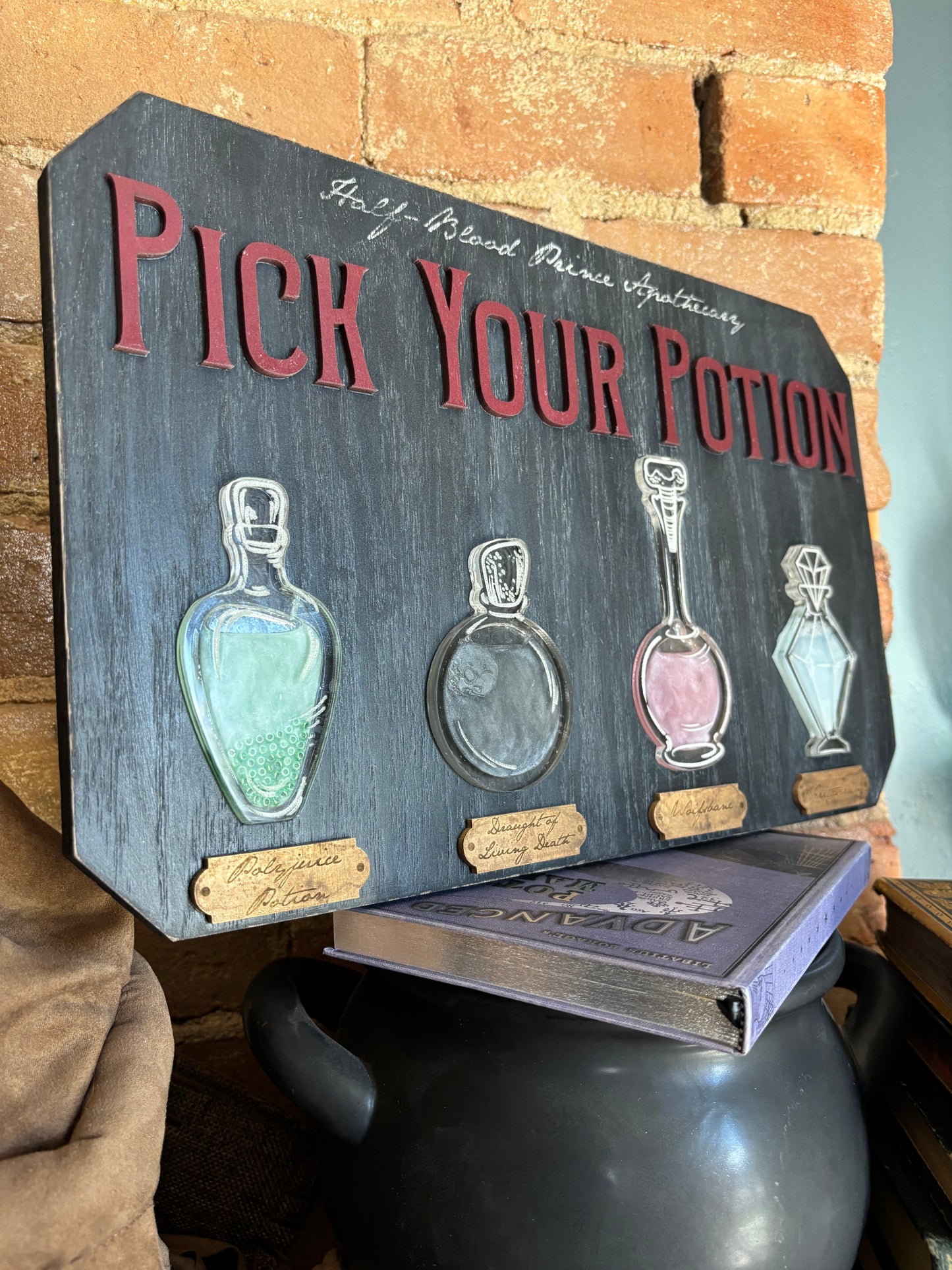 Pick Your Potion Apothecary Sign