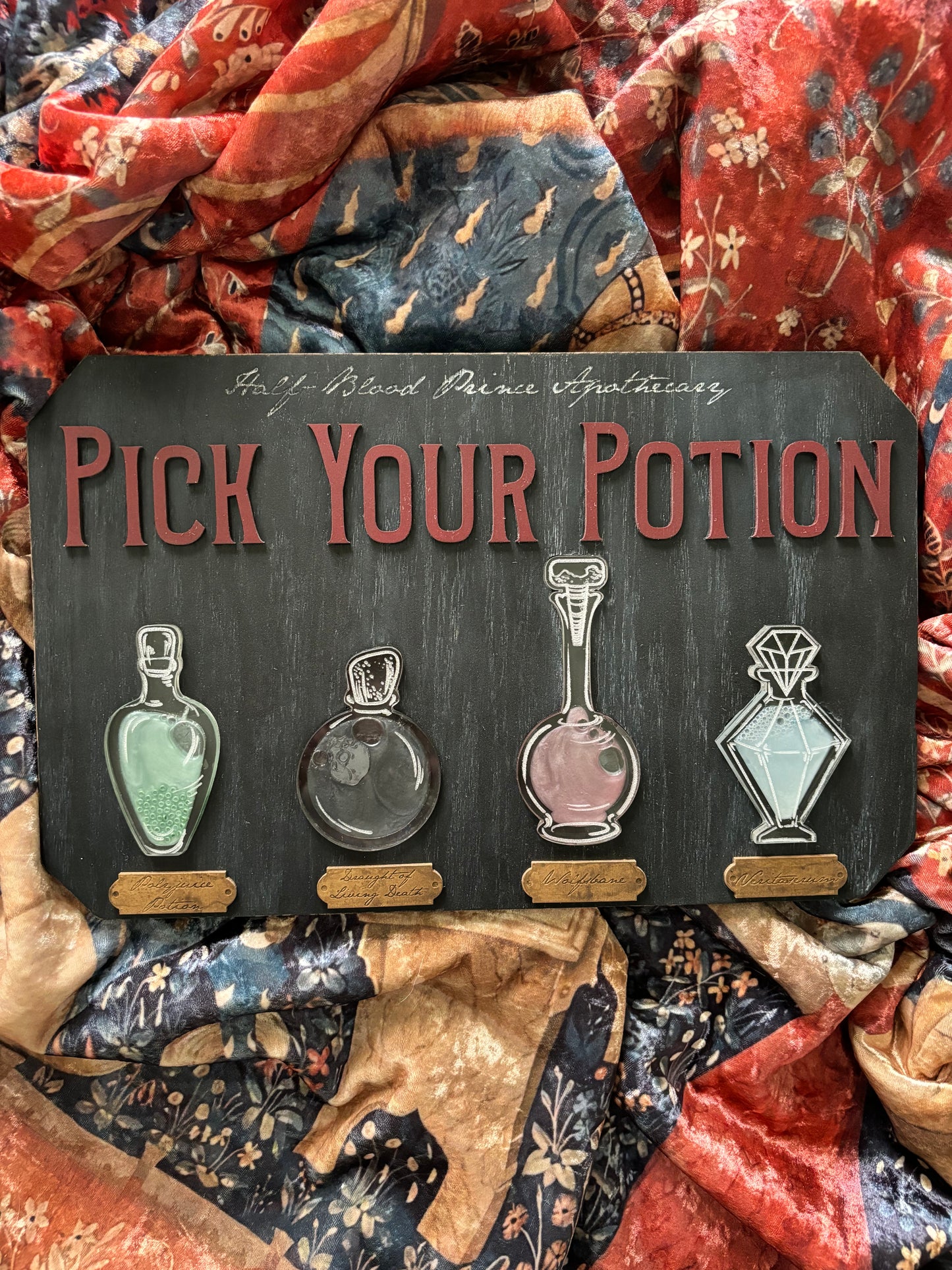 Pick Your Potion Apothecary Sign