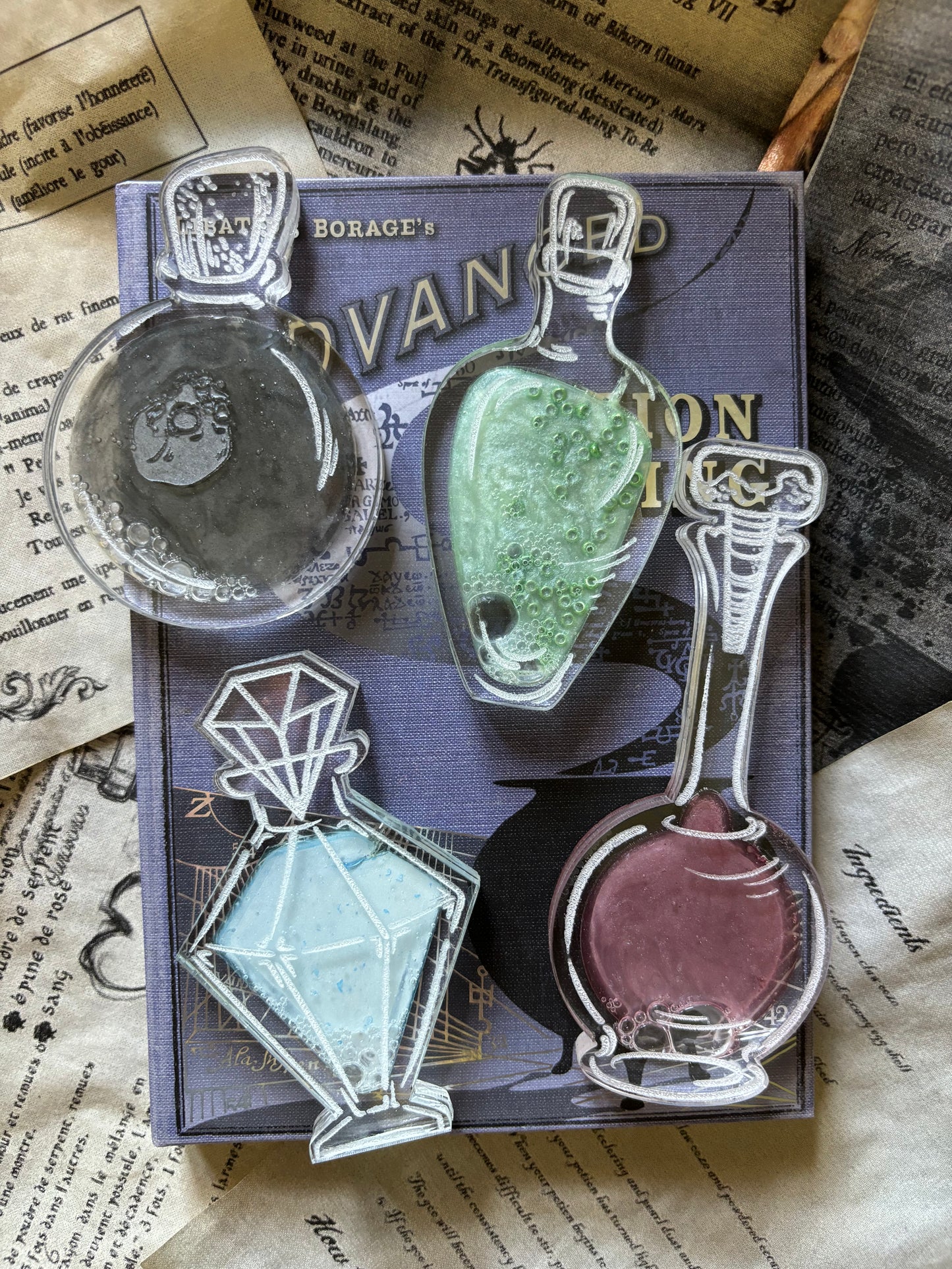 Potion Bottles - 4 pack