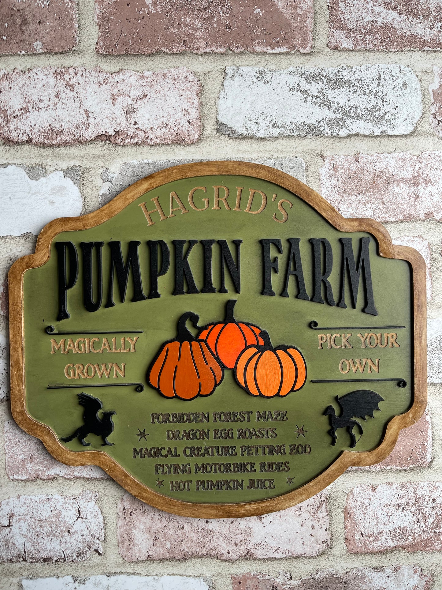 Pumpkin Farm Wooden Sign