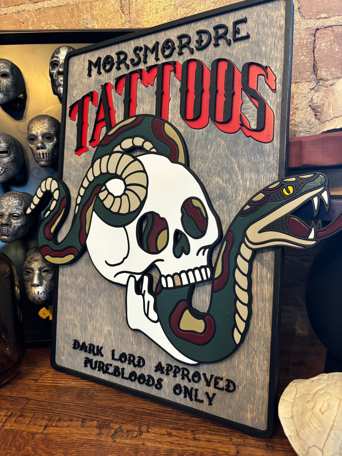 Dark Tattoo Studio Sign