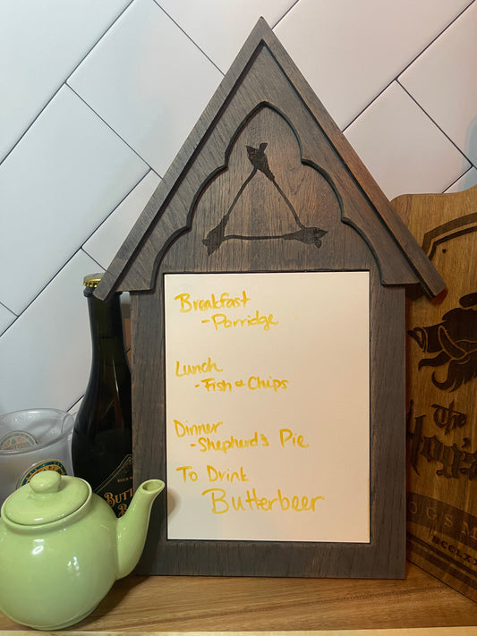 Wizards Tavern Dry Erase Menu Board